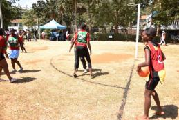 Students engaging in sports as part of our co-curricular activities.